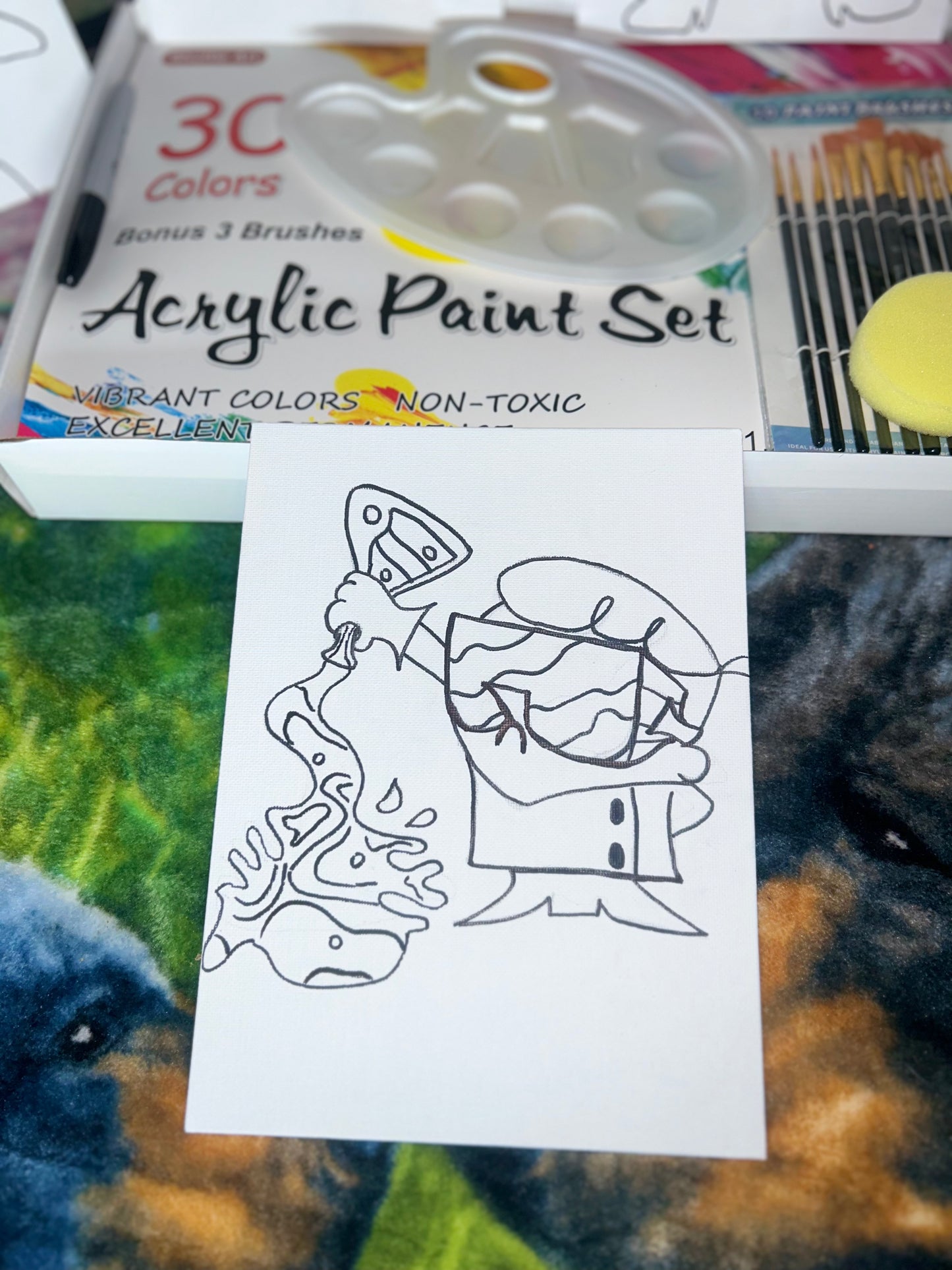 Dexter’s Laboratory 90’s Themed Paint Kit