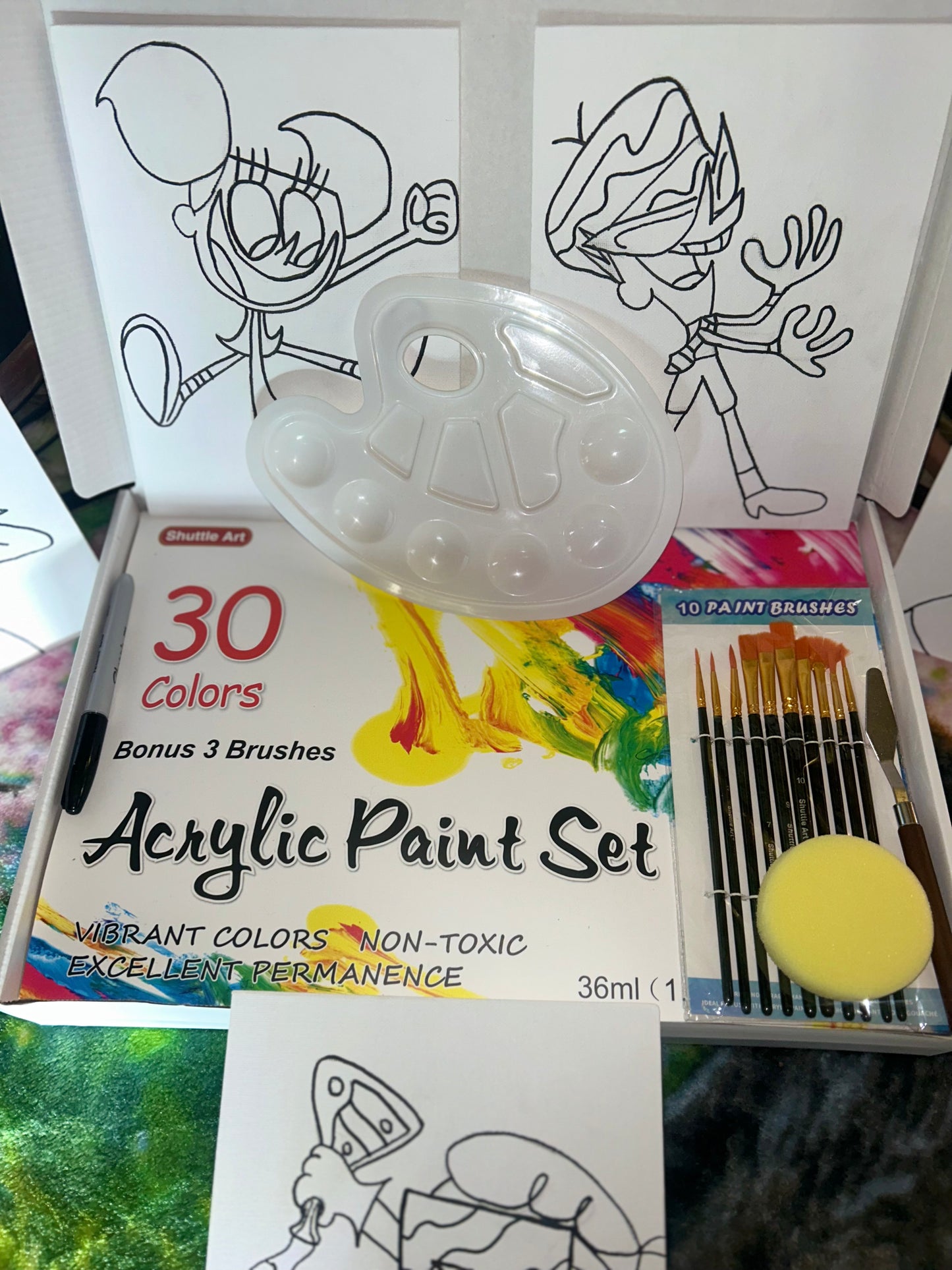 Dexter’s Laboratory 90’s Themed Paint Kit