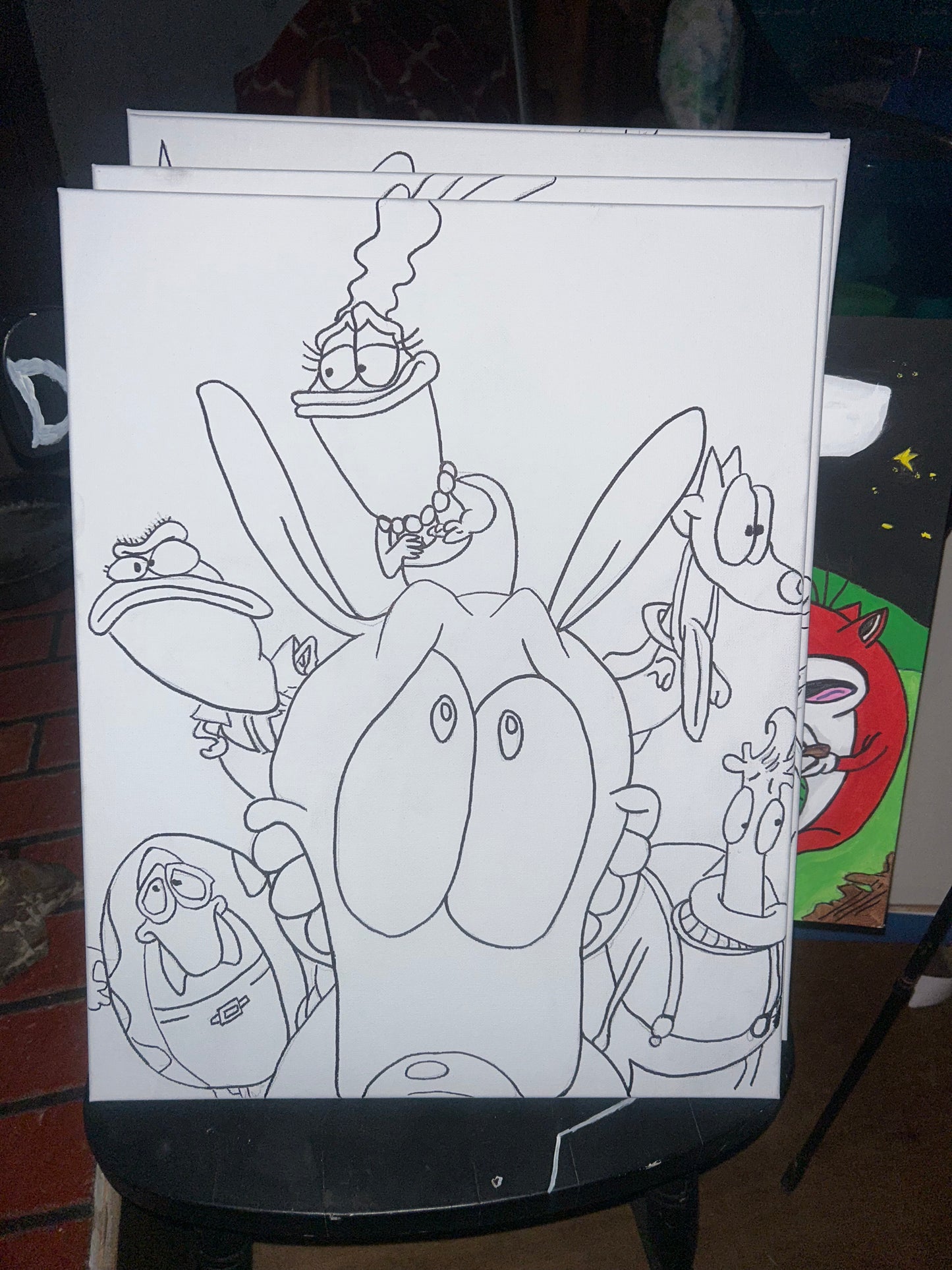 Rocko's Modern Life Raw Canvas